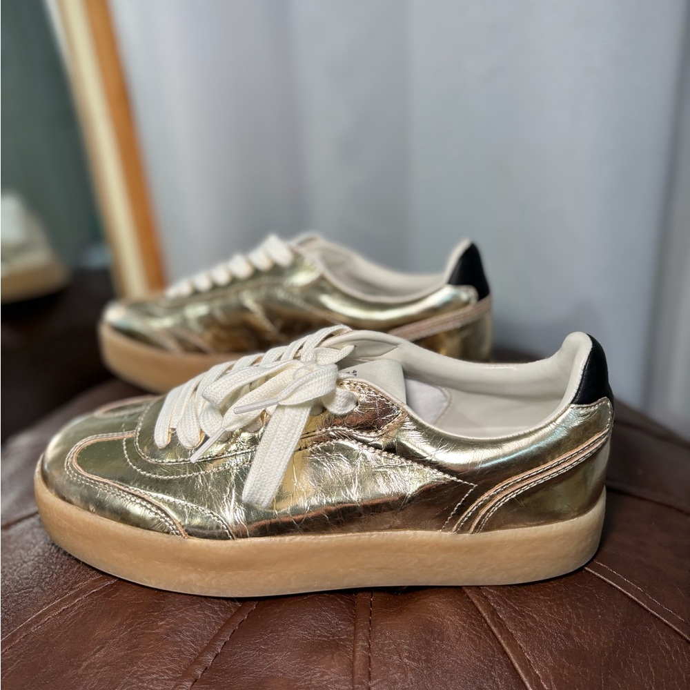 Steve Madden Lux Gold Sneakers